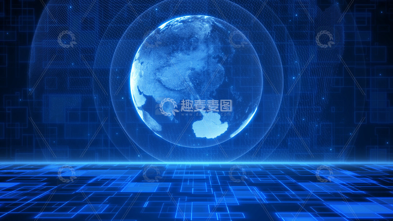 科幻星球地球舞台科技背景