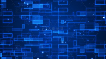 科技网格数据传输信息蓝色背景