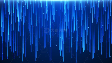 流星雨光线粒子线条蓝色背景
