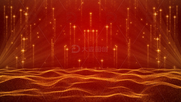 年会晚会颁奖金色光线背景