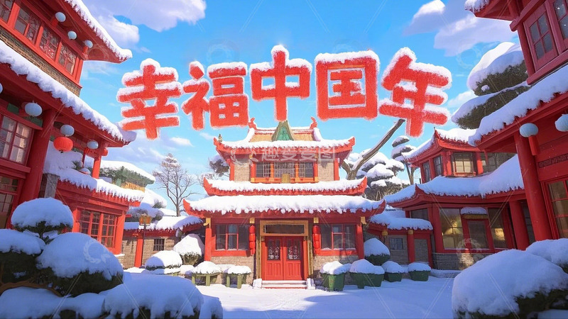 新年喜庆背景2
