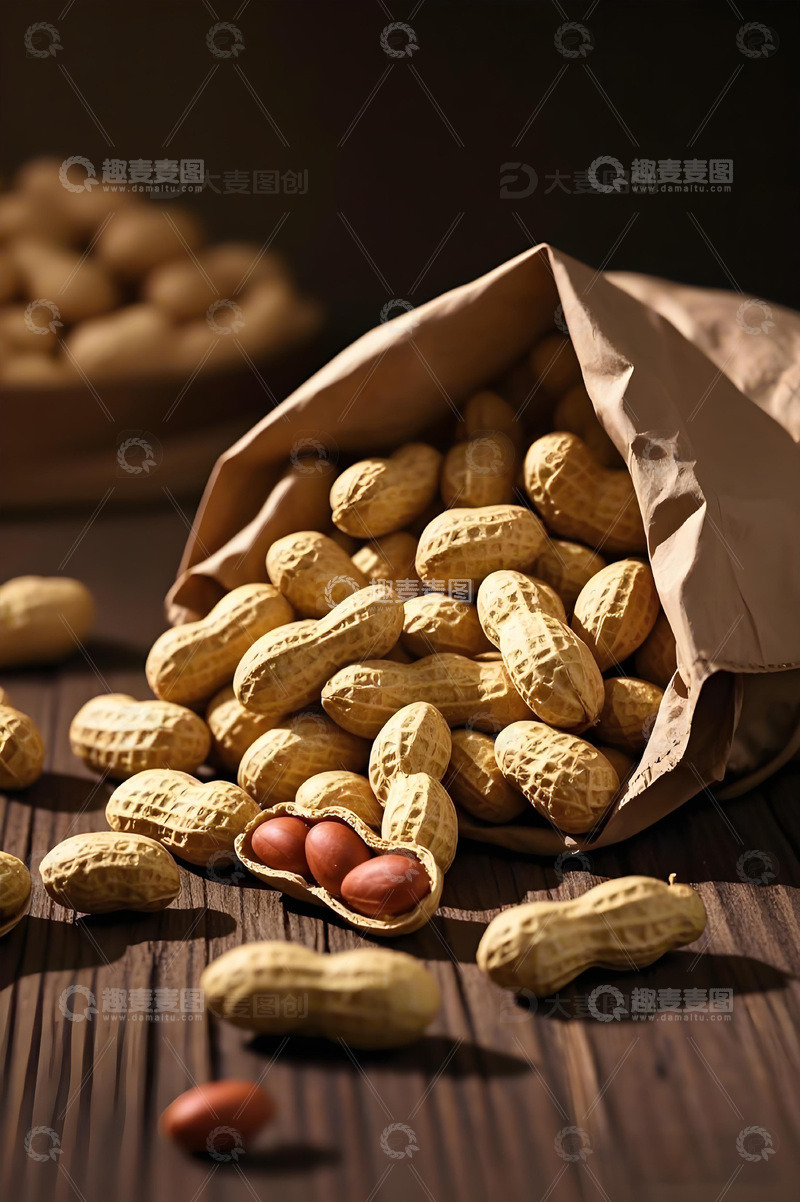 高清大图下载【趣麦麦图】花生静物坚果美食摄影图