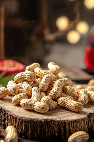 花生坚果杂粮摄影图