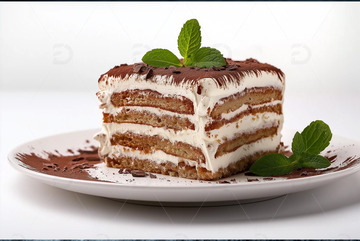 西式甜点提拉米苏蛋糕摄影图3