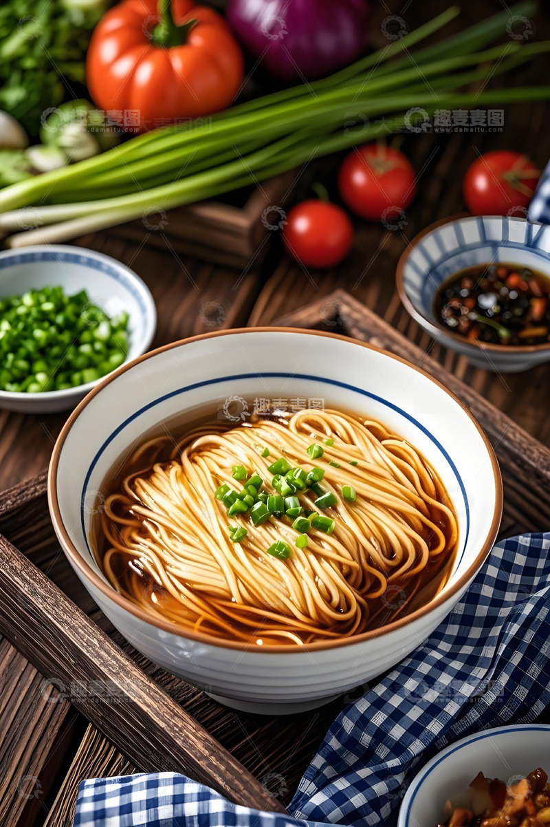 高清大图下载【趣麦麦图】美食摄影之阳春面摄影2