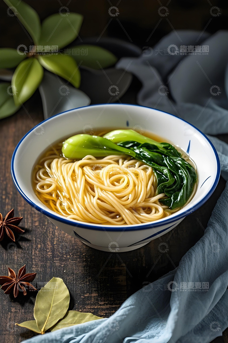 高清大图下载【趣麦麦图】美食摄影之阳春面摄影3