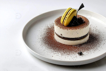 西式甜点提拉米苏蛋糕摄影图1