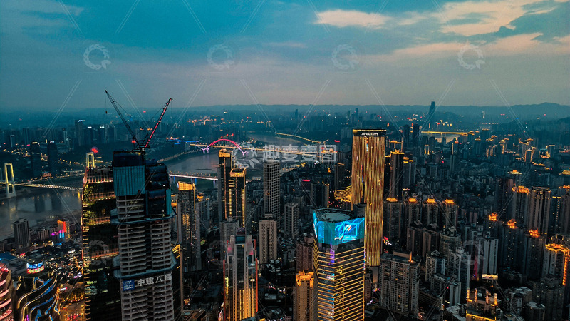 高清大图下载【趣麦麦图】重庆城市夜景