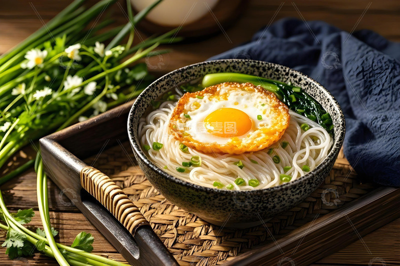 高清大图下载【趣麦麦图】美食摄影之阳春面摄影6