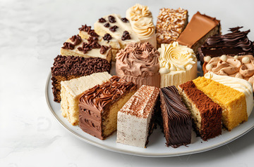 切块儿蛋糕摄影图1