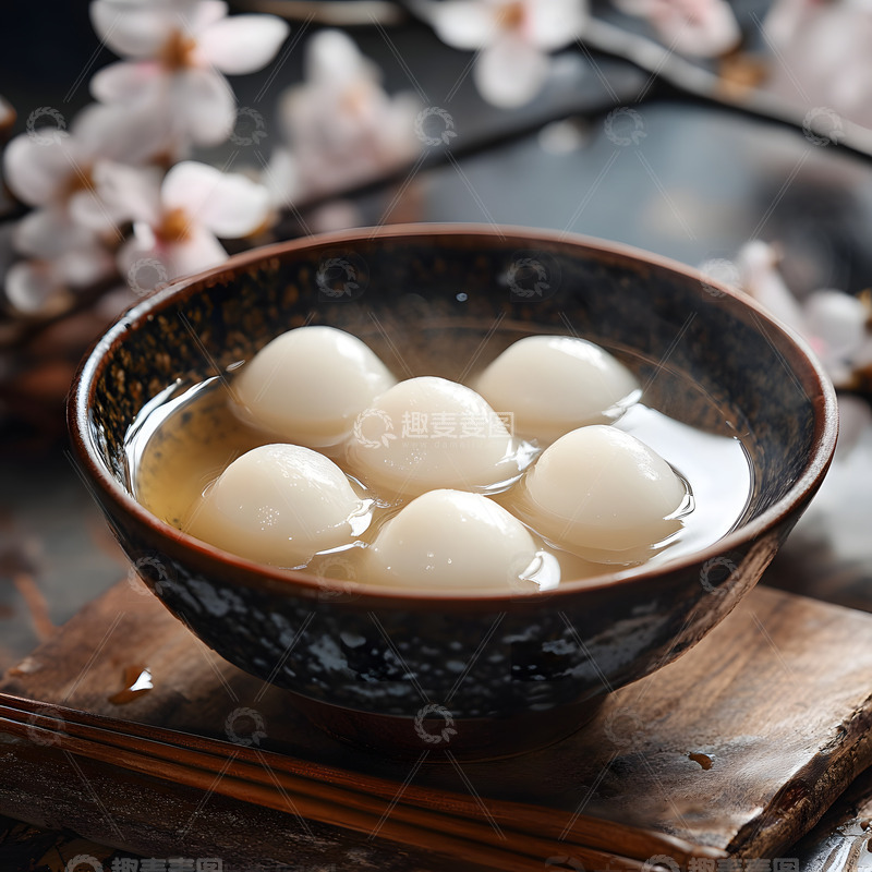 高清大图下载【趣麦麦图】美味的汤圆元宵小吃