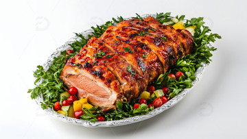 美味的烤肉美食