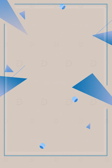 黑金质感几何边框