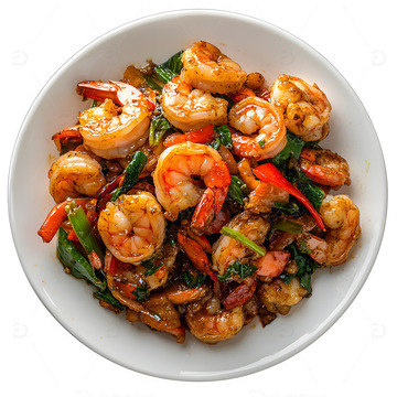 炒虾仁美味辣椒炒虾仁