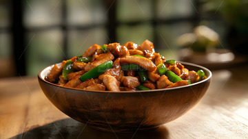 美味的辣椒炒肉青椒炒肉