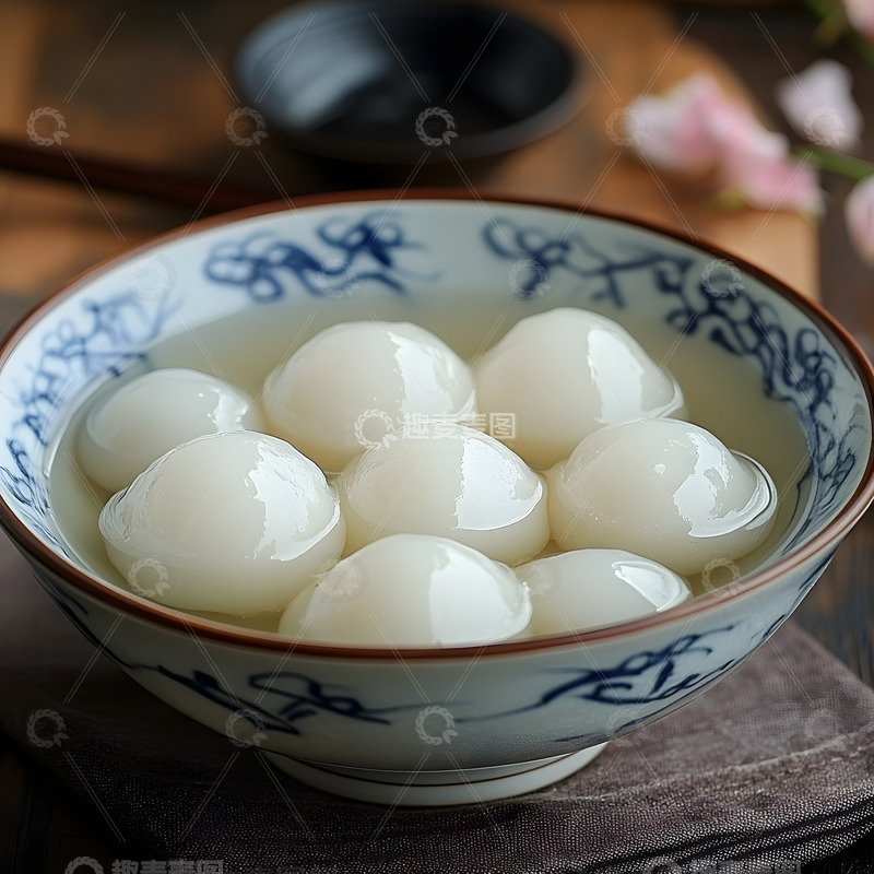 高清大图下载【趣麦麦图】美味的汤圆元宵