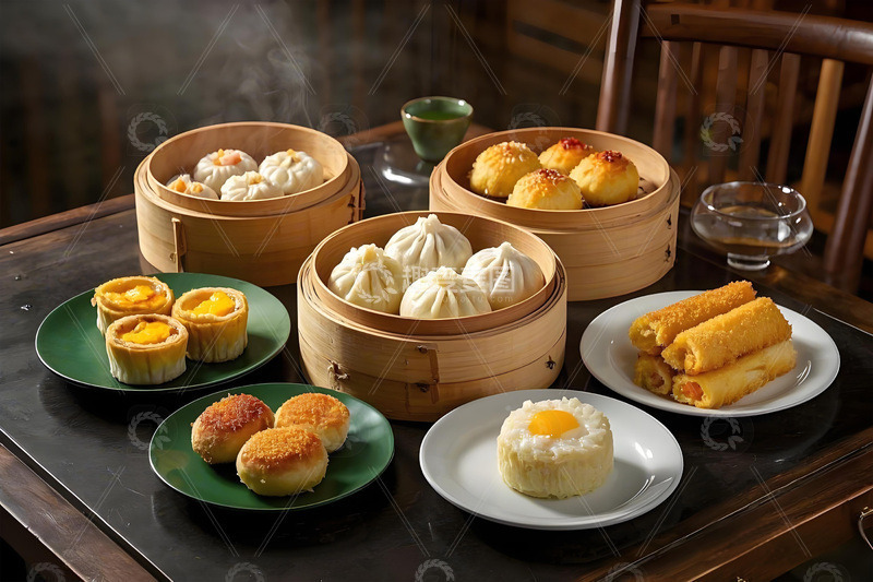 高清大图下载【趣麦麦图】茶点组合美食摄影图