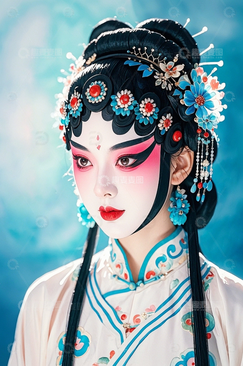 高清大图下载【趣麦麦图】国粹京剧戏曲人物