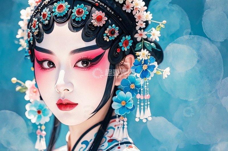 高清大图下载【趣麦麦图】国粹京剧戏曲人物9