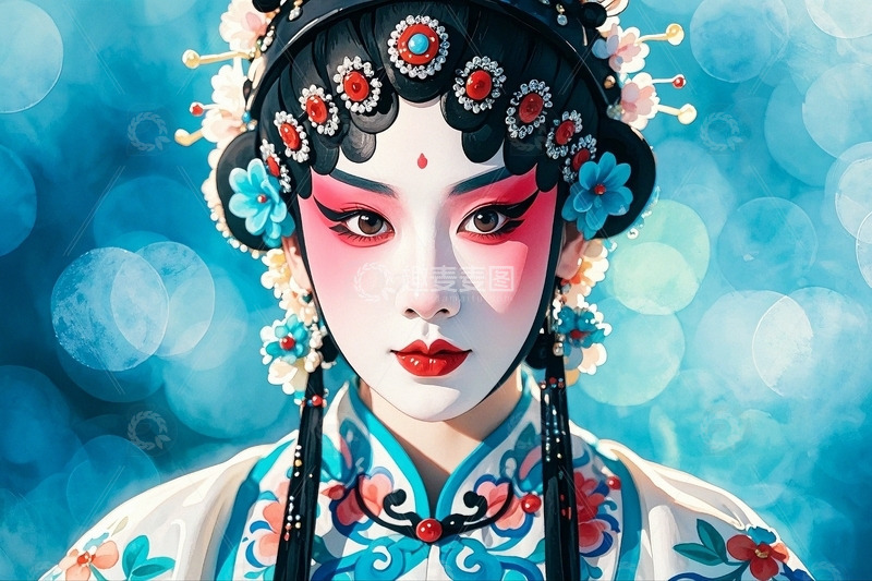 高清大图下载【趣麦麦图】国粹京剧戏曲人物7