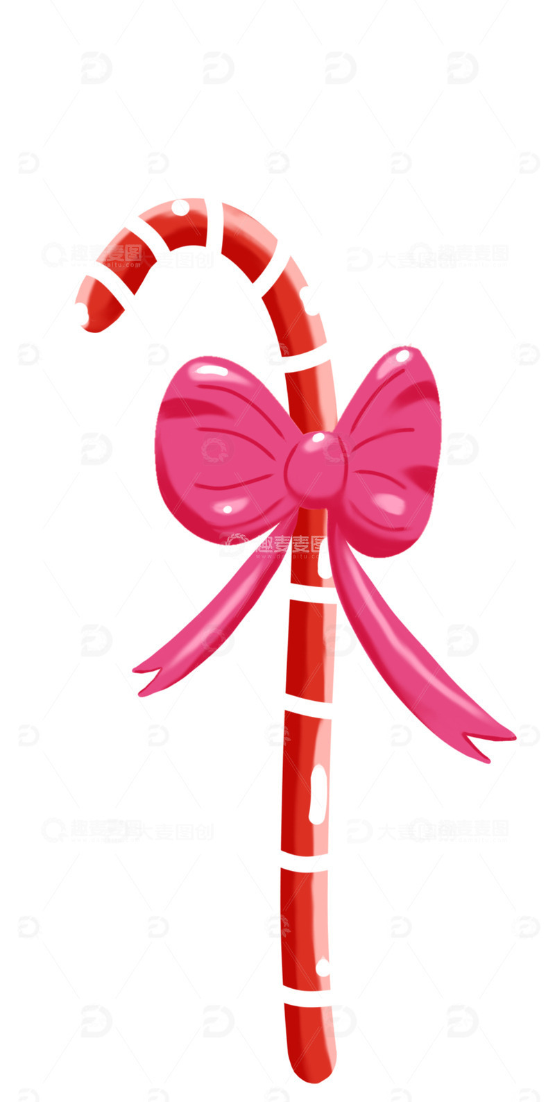 源文件下载【趣麦麦图】圣诞装饰蝴蝶结