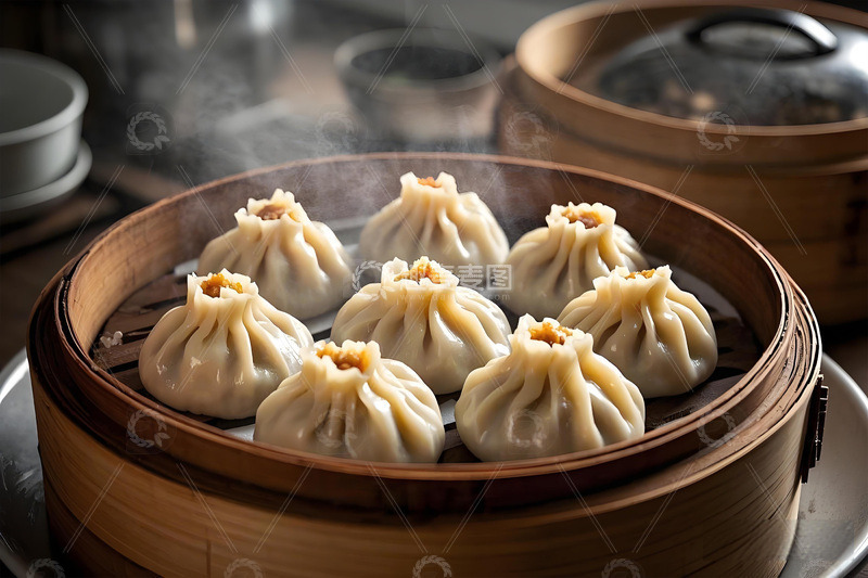 高清大图下载【趣麦麦图】蒸烧麦美食摄影图1