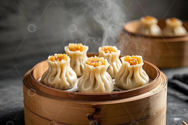 高清大图下载【趣麦麦图】蒸烧麦美食摄影图2