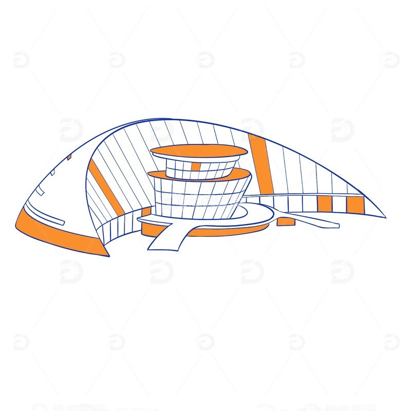 源文件下载【趣麦麦图】杭州滨江区特色建筑杭州大剧院