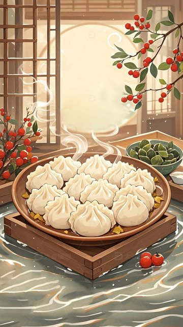 冬至立冬春节习俗饺子4