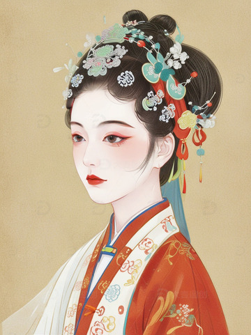 国风京剧戏曲花旦人物2