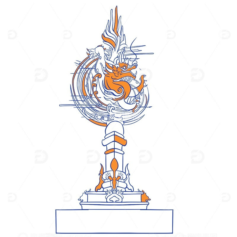 源文件下载【趣麦麦图】杭州滨江区特色建筑钱江龙