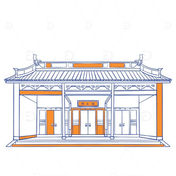 杭州上城区建筑景点钱王祠