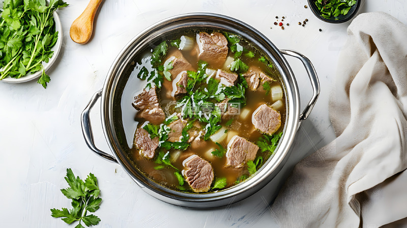 高清大图下载【趣麦麦图】清炖牛腩美食