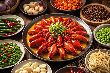 美食摄影之小龙虾摄影图