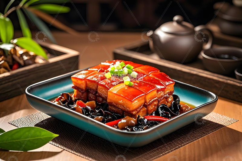 高清大图下载【趣麦麦图】美食摄影之红烧肉1