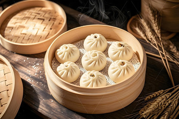 包子中式美食摄影图2