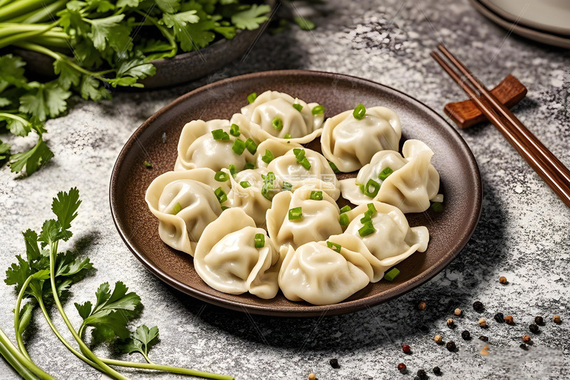 高清大图下载【趣麦麦图】冬至春节美食饺子摄影图2