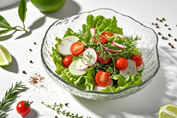 美食摄影之蔬果沙拉