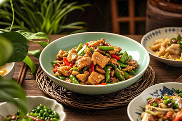 小炒肉美食摄影图1