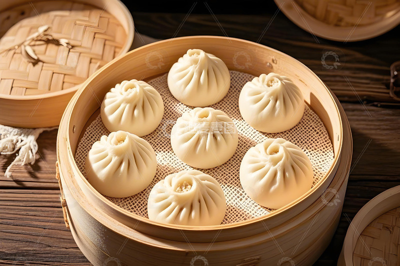 高清大图下载【趣麦麦图】包子中式美食摄影图3