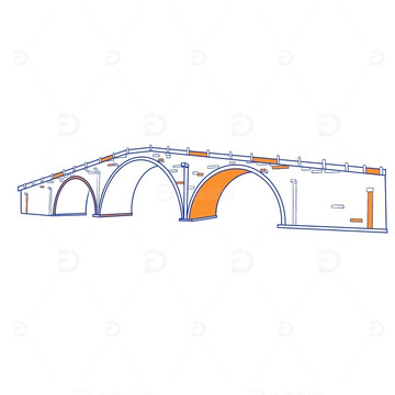 杭州拱墅区特色地标建筑拱宸桥