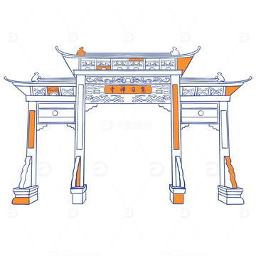 杭州临平特色建筑慧日禅寺