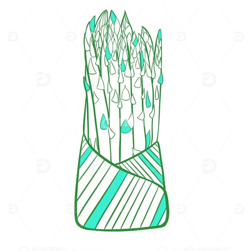 源文件下载【趣麦麦图】杭州富阳区特色特产芦笋