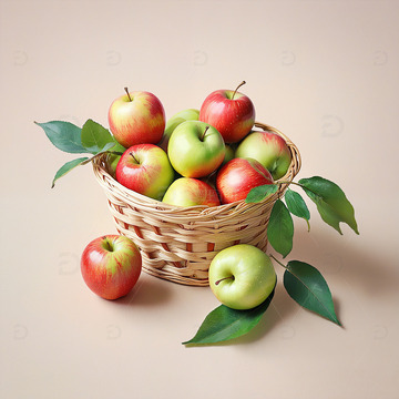 新鲜苹果美味水果摄影素材1