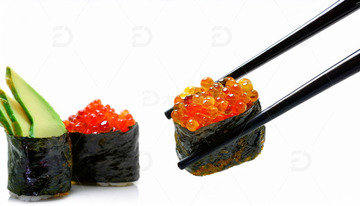 日本料理海苔鱼子酱寿司2