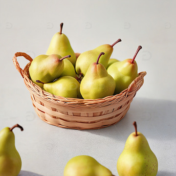 新鲜梨子美味水果摄影素材2