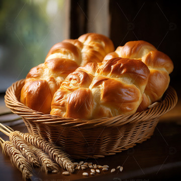 美味面包美食摄影素材