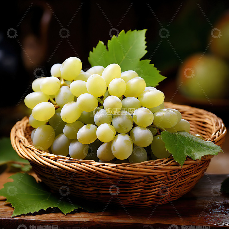 新鲜葡萄美味水果摄影素材