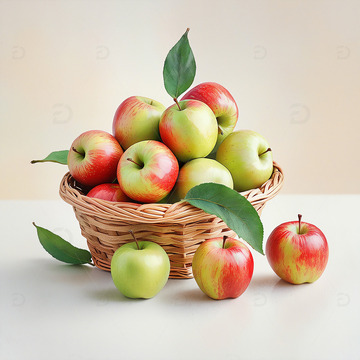 新鲜苹果美味水果摄影素材7