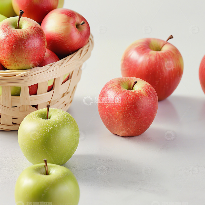 新鲜苹果美味水果摄影素材4